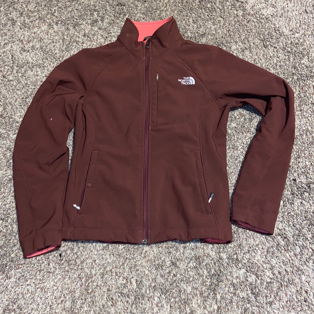 Maroon North Face Jacket